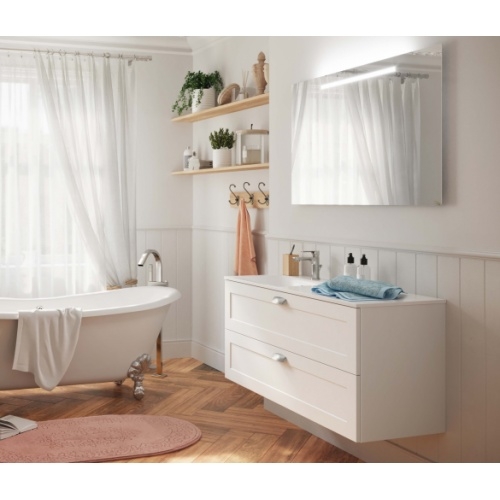 Meuble de salle de bains SWING Millésime Blanc 120 cm