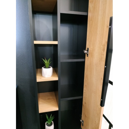 Colonne suspendue LE FRENCH Noir/Chêne Clair Le French Colonne suspendue LE FRENCH Noir/Chêne Clair Le French