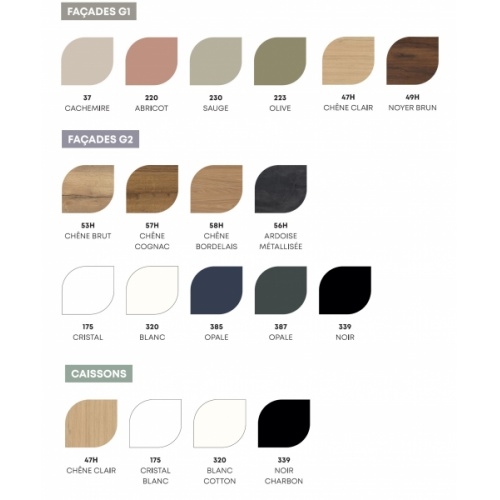 Meuble simple vasque ESQUISSE 90 cm Blanc Cotton et Chêne Clair Coloris Esquisse 2025 Meuble simple vasque ESQUISSE 90 cm Blanc Cotton et Chêne Clair Coloris Esquisse 2025