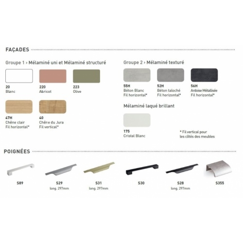 Meuble sous-vasque fixe PMR ESTIA Blanc Coloris ESTIA Meuble sous-vasque fixe PMR ESTIA Blanc Coloris ESTIA