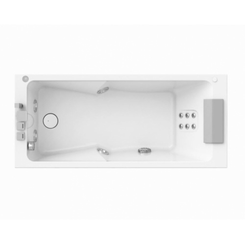 Baignoire balnéo SHARP 170x70 cm - Aquasystem - Tête à Droite Sharp_Droite Baignoire balnéo SHARP 170x70 cm - Aquasystem - Tête à Droite Sharp_Droite