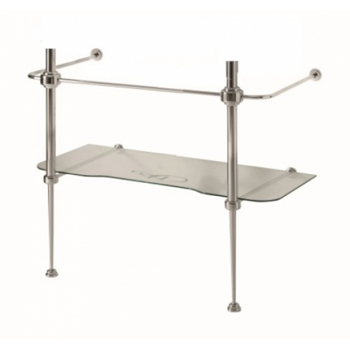 Piétement console en laiton WALDORF Chromé Piétement console en laiton WALDORF Chromé