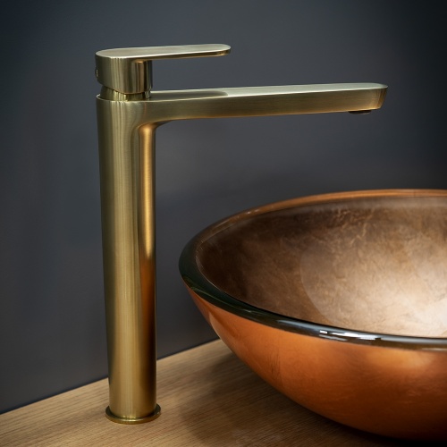 Mitigeur de lavabo XL ALEXIA Or brossé Alexia 36A302273 (2) Mitigeur de lavabo XL ALEXIA Or brossé Alexia 36A302273 (2)