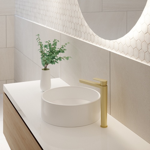 Mitigeur de lavabo XL ALEXIA Or brossé Alexia 36A302273 (3) Mitigeur de lavabo XL ALEXIA Or brossé Alexia 36A302273 (3)