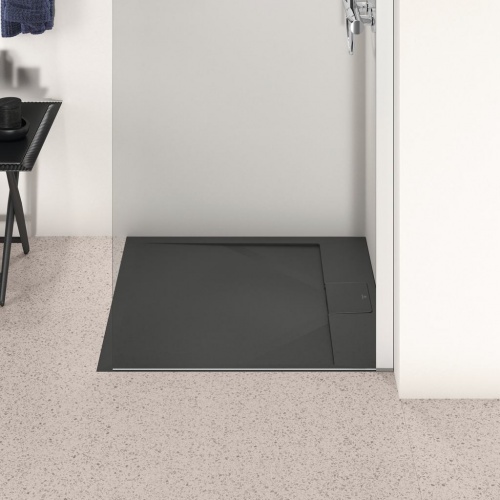 Receveur ULTRAFLAT S I.LIFE Noir Intense 100x100 cm I LIFE carré Noir (3) Receveur ULTRAFLAT S I.LIFE Noir Intense 100x100 cm I LIFE carré Noir (3)