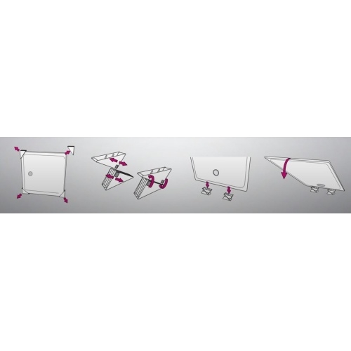 Receveur céramique antidérapant GEBERIT RENOVA Blanc 140x90 cm* Install Block (1) Receveur céramique antidérapant GEBERIT RENOVA Blanc 140x90 cm* Install Block (1)
