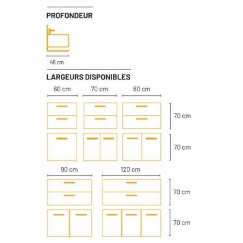Meuble CHANGO sur pieds 2 portes Béton taloché 80cm Gamme CHANGO Meuble CHANGO sur pieds 2 portes Béton taloché 80cm Gamme CHANGO