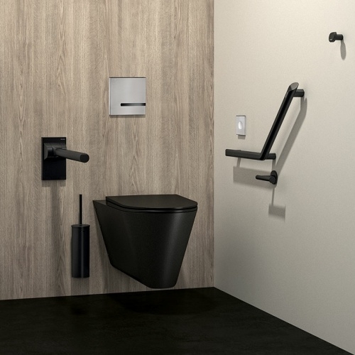 WC suspendu en inox S21 S noir mat 110310BK_3 WC suspendu en inox S21 S noir mat 110310BK_3