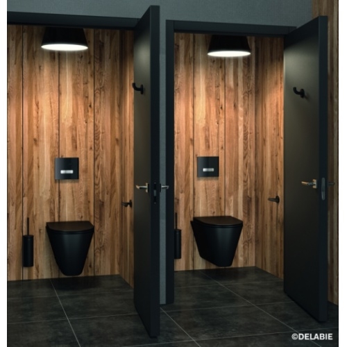 L'abattant WC slim noir mat pour les cuvettes