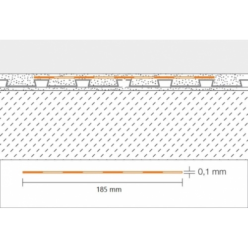Bande de pontage KERDI-KEBA - Rouleau de 30m KERDI KEBA Schéma Bande de pontage KERDI-KEBA - Rouleau de 30m KERDI KEBA Schéma