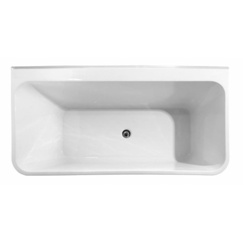 Baignoire murale semi ilot 170x75, MISTRAL 2 Mitral 2 - vue dessus Baignoire murale semi ilot 170x75, MISTRAL 2 Mitral 2 - vue dessus