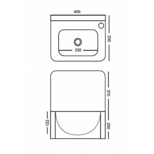 Lave-mains à commande fémorale CASSELIN - CLV1B CLV1B Schéma Lave-mains à commande fémorale CASSELIN - CLV1B CLV1B Schéma