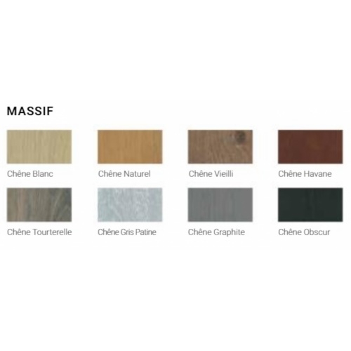 Meuble salle de bain SHERWOOD Chêne massif Naturel 140 cm Coloris Chêne Massif Sanijura