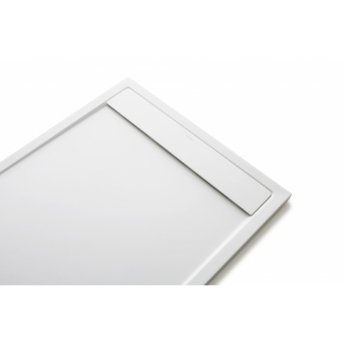 Receveur de douche COTTON Blanc avec grille cover - 160x90 cm Receveur de douche COTTON Blanc avec grille cover - 160x90 cm