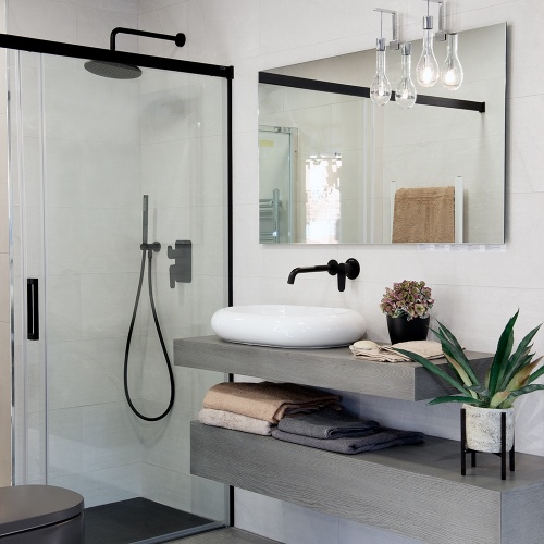 Pack encastré de douche ALEXIA 2 voies Noir Mat 36D302893_2 Pack encastré de douche ALEXIA 2 voies Noir Mat 36D302893_2