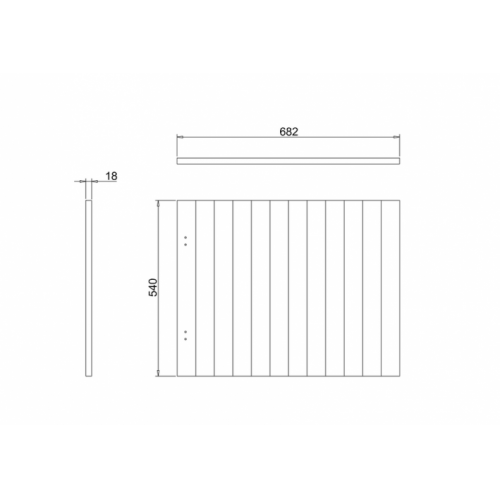 Tablier latéral pour baignoire ARUNDEL Blanc Mat - 70cm E25E Schéma Tablier latéral pour baignoire ARUNDEL Blanc Mat - 70cm E25E Schéma