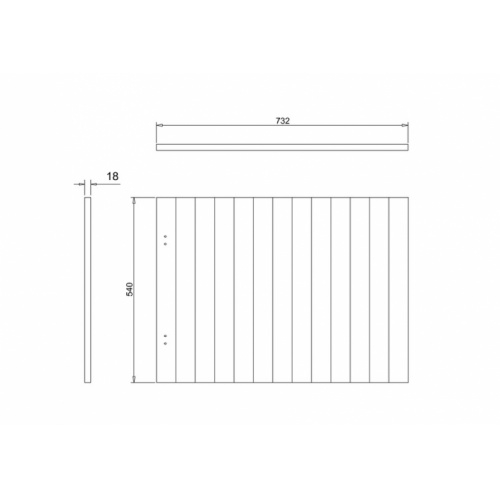 Tablier latéral pour baignoire ARUNDEL Blanc Mat - 75cm E26E Tablier latéral pour baignoire ARUNDEL Blanc Mat - 75cm E26E