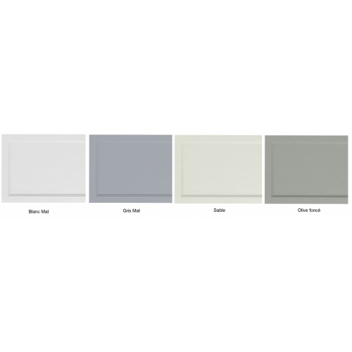 Tablier frontal pour baignoire ARUNDEL Blanc Mat - 170cm Coloris E24F Tablier frontal pour baignoire ARUNDEL Blanc Mat - 170cm Coloris E24F