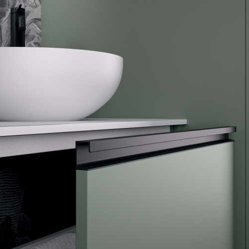 Meuble de salle de bain sur-mesure EXTENSO Amande Mat EXTENSO AMB83 HD Meuble de salle de bain sur-mesure EXTENSO Amande Mat EXTENSO AMB83 HD