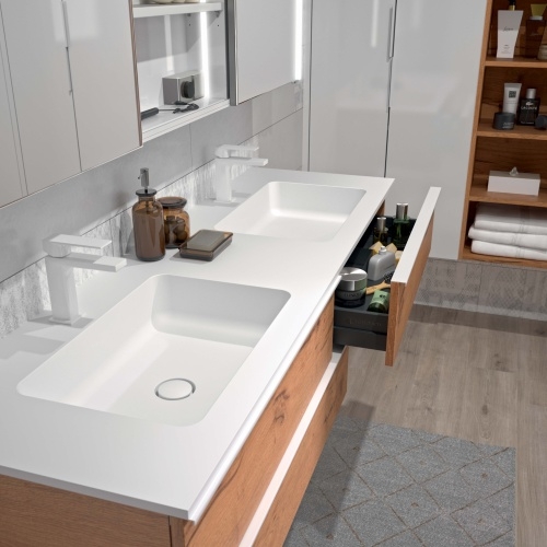 Meuble de salle de bain sur-mesure EXTENSO EXTENSO AMB70 HD - sans trop plein_1 Meuble de salle de bain sur-mesure EXTENSO EXTENSO AMB70 HD - sans trop plein_1
