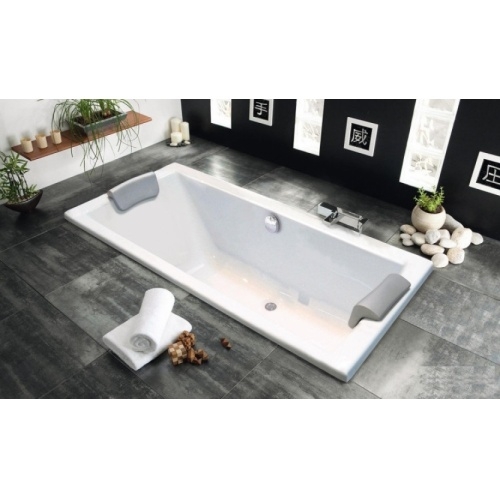 Baignoire en toplax QUADRA - Vidage central - 170x75cm baignoire-aquarine-quadra-1