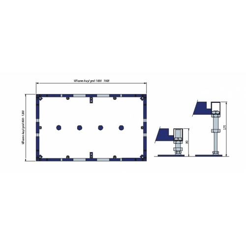Cadre de montage ViFrame pour receveur Subway Infinity Cadre de montage ViFrame pour receveur Subway Infinity