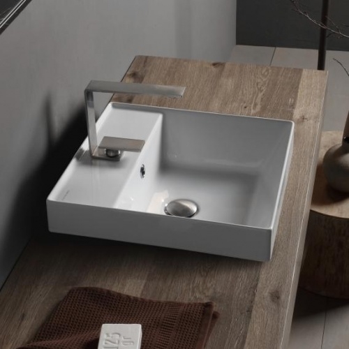 Vasque semi-encastrée TEOREMA 2.0 L45 Blanc scarabeo-teorema-5108 Vasque semi-encastrée TEOREMA 2.0 L45 Blanc scarabeo-teorema-5108