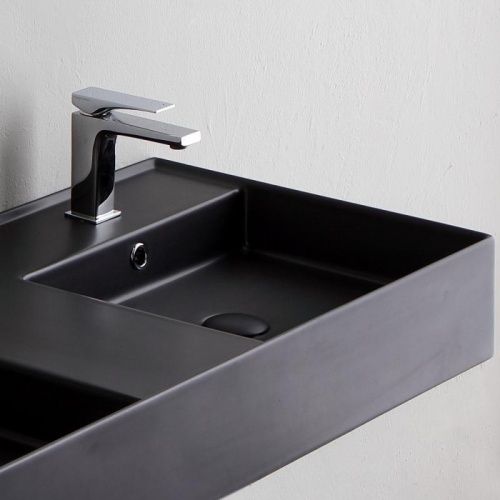 Vasque à poser ou à suspendre TEOREMA 2.0 100 cm - Double vasque - Noir Mat scarabeo-teorema-514249_2 Vasque à poser ou à suspendre TEOREMA 2.0 100 cm - Double vasque - Noir Mat scarabeo-teorema-514249_2