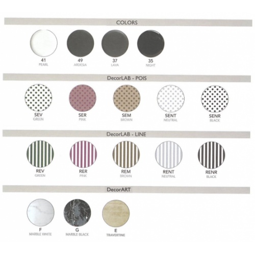 Vasque à poser ou suspendue Noire mat 46 cm TEOREMA 2.0 Décor TEOREMA Vasque à poser ou suspendue Noire mat 46 cm TEOREMA 2.0 Décor TEOREMA