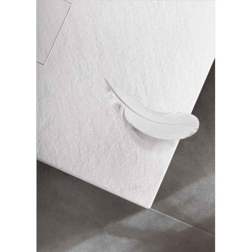 Receveur de douche extra-plat FITEO Blanc sidéral - 160x80 cm