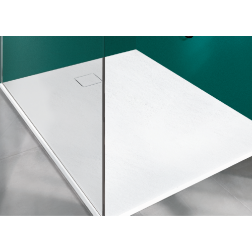 Receveur de douche extra-plat FITEO Blanc sidéral - 120x80 cm FITEO Blanc Receveur de douche extra-plat FITEO Blanc sidéral - 120x80 cm FITEO Blanc