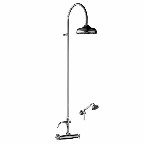 Colonne de douche thermostatique rétro JULIA Chromé 01796-chrome Colonne de douche thermostatique rétro JULIA Chromé 01796-chrome