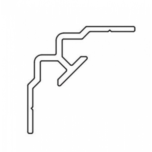 Profilé en L pour montage en angle pour panneaux muraux KINEWALL - H202cm - Blanc Angle rentrant Profilé en L pour montage en angle pour panneaux muraux KINEWALL - H202cm - Blanc Angle rentrant