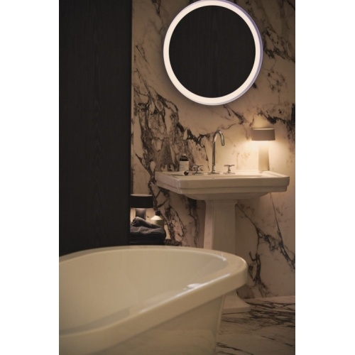 Lavabo mural rétro CALLA 71.5 cm - 3 trous de robinetterie CALLA E222301 (12) Lavabo mural rétro CALLA 71.5 cm - 3 trous de robinetterie CALLA E222301 (12)