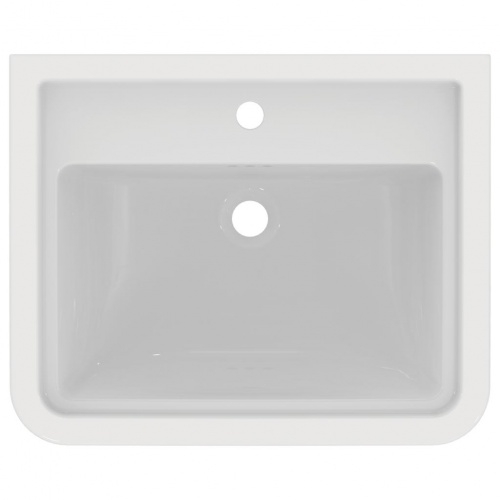 Lavabo mural rétro CALLA 61.5 cm - 1 trou de robinetterie E221601 (5) Lavabo mural rétro CALLA 61.5 cm - 1 trou de robinetterie E221601 (5)