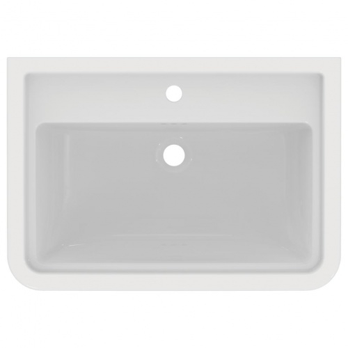 Lavabo mural rétro CALLA 71.5 cm - 1 trou de robinetterie E221901 (6) Lavabo mural rétro CALLA 71.5 cm - 1 trou de robinetterie E221901 (6)