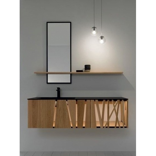 Ensemble de salle de bains COLOMBINE Chêne massif et Verre Colombine Ensemble de salle de bains COLOMBINE Chêne massif et Verre Colombine