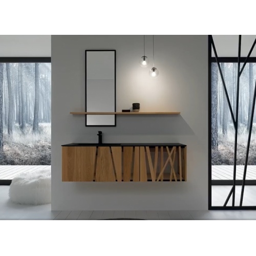 Ensemble de salle de bains COLOMBINE Chêne massif et Verre Colombine_1 Ensemble de salle de bains COLOMBINE Chêne massif et Verre Colombine_1