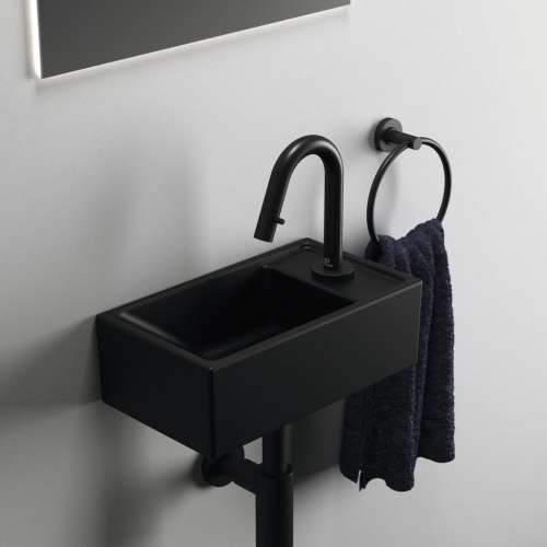 Lave-mains I LIFE S Noir mat - Version Droite E2112V3-Droite (5) Lave-mains I LIFE S Noir mat - Version Droite E2112V3-Droite (5)