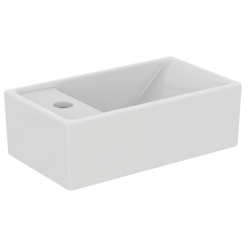 Lave-mains I LIFE S Blanc brillant - Version gauche E211301-Gauche (3) Lave-mains I LIFE S Blanc brillant - Version gauche E211301-Gauche (3)