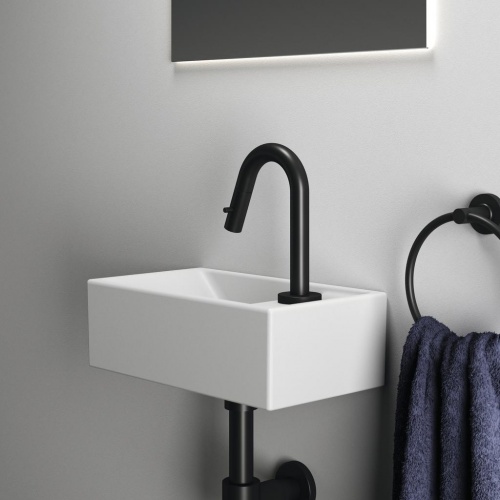 Lave-mains I LIFE S Blanc brillant - Version Droite E211201-Droite (2) Lave-mains I LIFE S Blanc brillant - Version Droite E211201-Droite (2)