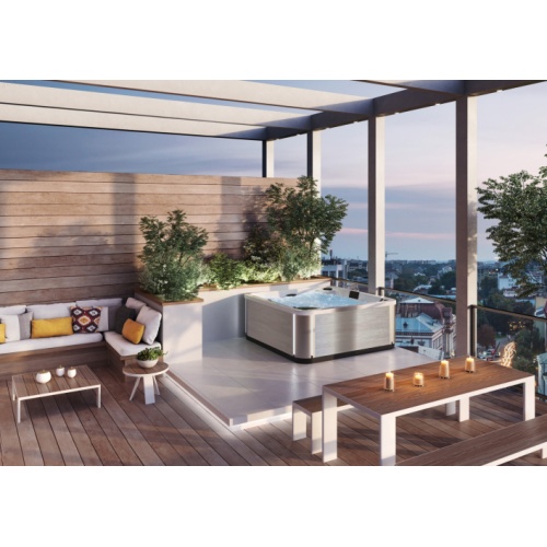 HAAPY SPA 4 - 5 places - Tablier aspect Bois clair lumineux Happy Spa 4 - tablier bois clair lumineux HAAPY SPA 4 - 5 places - Tablier aspect Bois clair lumineux Happy Spa 4 - tablier bois clair lumineux