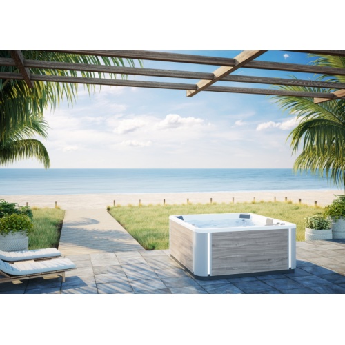 HAPPY SPA 5 - 6 places - Tablier aspect Bois clair lumineux Happy Spa 5 - tablier bois clair lumineux HAPPY SPA 5 - 6 places - Tablier aspect Bois clair lumineux Happy Spa 5 - tablier bois clair lumineux