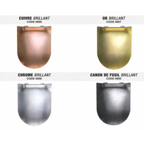 Abattant WOOD Slim Reflet Cuivre - Descente Manuelle Gamme Reflet Abattant WOOD Slim Reflet Cuivre - Descente Manuelle Gamme Reflet