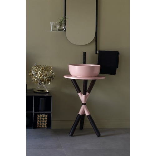 Console CROSS pieds Bois Clair et plan céramique cross 7 Console CROSS pieds Bois Clair et plan céramique cross 7