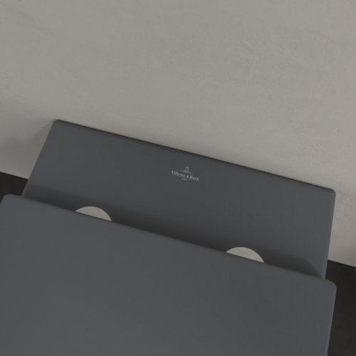 Cuvette suspendue sans bride SUBWAY 2.0 avec abattant Graphite Mat** 5614R0i4_7