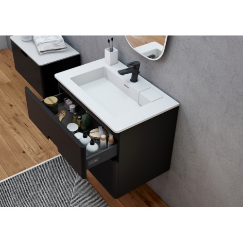 Meuble de salle de bain ALLURE Noir Mat Meuble de salle de bain ALLURE Noir Mat
