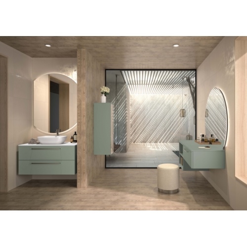 Meuble de salle de bain GLOSS Sauge satiné GLOSS AMB18 HD Meuble de salle de bain GLOSS Sauge satiné GLOSS AMB18 HD