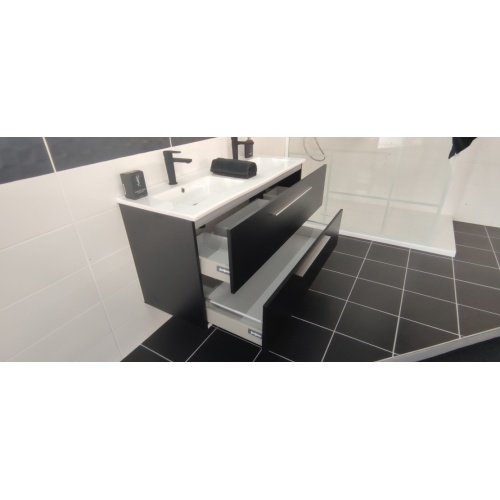 Meuble double vasque + Colonne PRIMARO Noir Mat** PRIMARO Noir (1) Meuble double vasque + Colonne PRIMARO Noir Mat** PRIMARO Noir (1)