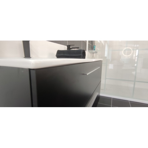 Meuble double vasque + Colonne PRIMARO Noir Mat** PRIMARO Noir (6) Meuble double vasque + Colonne PRIMARO Noir Mat** PRIMARO Noir (6)